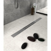 Душевой лоток CK DRAIN VERA-SAQUA014 60 см, двойной, с мокрым затвором, щелевой, из нержавеющей стали, с решеткой