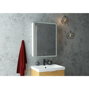 Зеркало-шкаф CONTINENT Allure R 55х80 с подсветкой