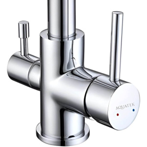 Смеситель для кухни Акватек AQ1085CR, с краном для питьевой воды, хром