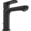Смеситель для раковины Hansgrohe Rebris S 72517670 с донным клапаном, черный матовый