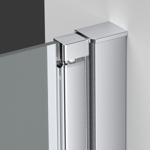 Душевая дверь в нишу Vincea Alpha VDP-3AL900MT 90 см, стекло текстурное, хром