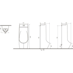 Писсуар SantiLine SL-6005
