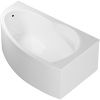 Акриловая ванна STWORKI Молде R 170x100 см, угловая, с каркасом, асимметричная