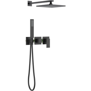 Душевой комплект Timo Selene SX-2169/03SM С ВНУТРЕННЕЙ ЧАСТЬЮ, черный