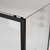 Душевой уголок Vincea City VSR-5CT9012CLB 120х90 см, профиль черный, стекло прозрачное