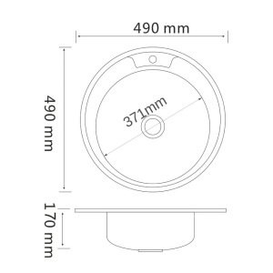 Мойка кухонная РМС MD6 MG6-49