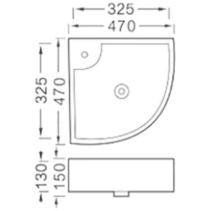 Раковина подвесная Aquatek 50 AQ5166B-00 белая