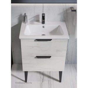 Купить Раковина мебельная Sanita Luxe Family 60 WB.FN/Family/60-C/WHT.G/S1 белая в Москве с доставкой Раковина мебельная Sanita Luxe Family 60 WB.FN/Family/60-C/WHT.G/S1 белая