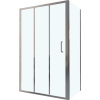 Душевой уголок RGW Passage PA-13+80 см (159-161)x80x195 профиль хром, стекло прозрачное