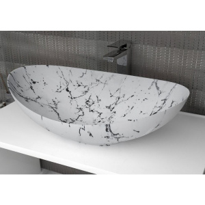 Раковина Stella Polar Орион белый мрамор