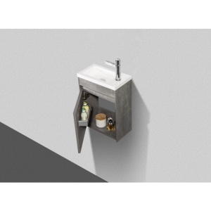 Купить Мебель для ванной BelBagno Pietra Mini 46 L stucco cemento в Москве с доставкой Мебель для ванной BelBagno Pietra Mini 46 L stucco cemento