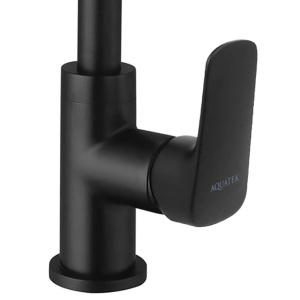 Смеситель для кухни Акватек Вега AQ1081MB матовый черный