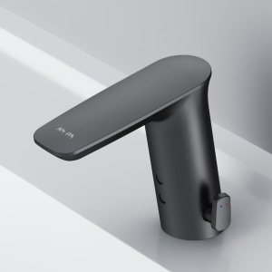 Купить Смеситель для раковины AM.PM Inspire V2.0 F50A02322 черный, сенсорный в Москве с доставкой Смеситель для раковины AM.PM Inspire V2.0 F50A02322 черный, сенсорный