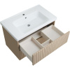 Тумба с раковиной ASB-Woodline Риола 80 капучино