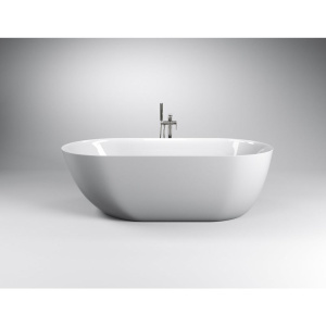 Купить Акриловая ванна Ceruttispa Como 160x75 см, отдельностоящая, овальная, с каркасом, со сливом-переливом в Москве с доставкой Акриловая ванна Ceruttispa Como 160x75 см, отдельностоящая, овальная, с каркасом, со сливом-переливом