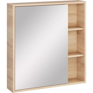 Зеркало-шкаф SanStar Тоскана 70 дуб сонома светлый