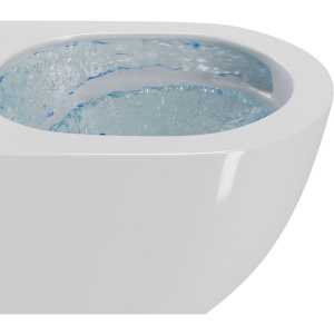 Унитаз-компакт Bauedge Bau Dream Hurricane-2 безободковый, с микролифтом, белый