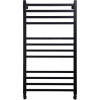 Полотенцесушитель водяной Comfysan Pioli-K W-10 100х50 черный матовый