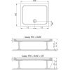 Поддон для душа Ravak Galaxy Pro Chrome Gigant Pro 100х80
