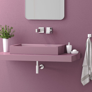 Смеситель для раковины Teska Alax E5306 С ВНУТРЕННЕЙ ЧАСТЬЮ, хром