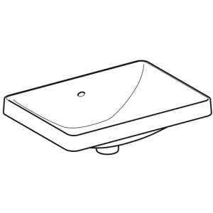 Раковина встраиваемая Geberit VariForm 55 500.736.01.2 белая