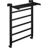 Полотенцесушитель водяной Comfysan Marte-K W-6 80х50 черный матовый