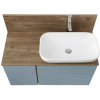 Тумба с раковиной Aquaton Мишель 100 1A2569K2MIX30 дуб фьорд, дуб рустикальный
