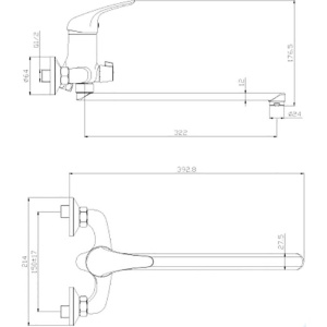 Универсальный смеситель Rossinka Y Y40-32