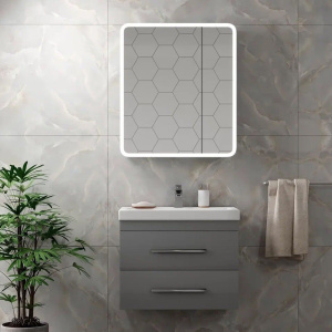 Зеркало-шкаф CONTINENT Emotion 70 с подсветкой