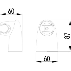 Настенный держатель Lemark LM8012C