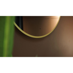 Купить Зеркало круглое Art&Max Sanremo 77 золото, с LED-подсветкой, 6000К в Москве с доставкой Зеркало круглое Art&Max Sanremo 77 золото, с LED-подсветкой, 6000К