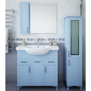 Шкаф-пенал Sanflor Глория R, серый