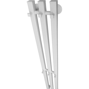 Купить Полотенцесушитель электрический Маргроид Inaro профильный 120х12 R, белый матовый в Москве с доставкой Полотенцесушитель электрический Маргроид Inaro профильный 120х12 R, белый матовый