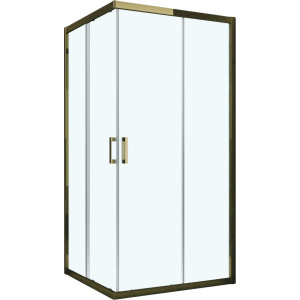 Душевой уголок Vegas Glass ZA Tur Novo h1900 80 05 01 профиль бронза, стекло прозрачное