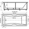 Акриловая ванна Aquatek Феникс 190x90 FEN190-0000079