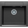 Комплект Мойка кухонная Polygran Argo 560 черная + Смеситель Эко 0200э черный