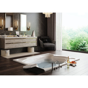 Акриловая ванна Vagnerplast Helios 195x170 см, с каркасом, для двоих