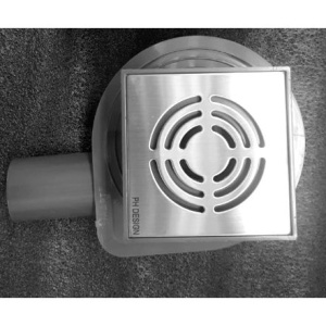 Душевой трап Boheme Smart Design, 10x10 см, хром