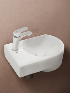 Раковина подвесная 410х270х130 WeltWasser AISBACH 5014 L (10000003876)