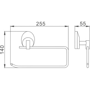 Полотенцедержатель Haiba HB16 03-2