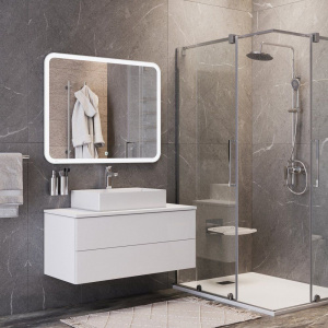 Зеркало BOND Cube M39ZE-10080 100х80 с подсветкой