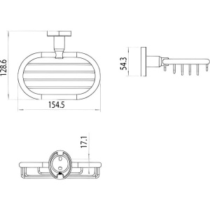 Купить Мыльница Lemark Atlantiss Atlantiss LM3232C в Москве с доставкой Мыльница Lemark Atlantiss Atlantiss LM3232C