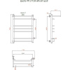 Полотенцесушитель водяной Тругор ЛЦ Браво ПМ 3 П R 50x80x50, с полкой