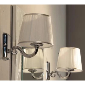 Светильник Aquaton 3013/M/CR 1AX016SVXX000 цвет хром, плафон белый