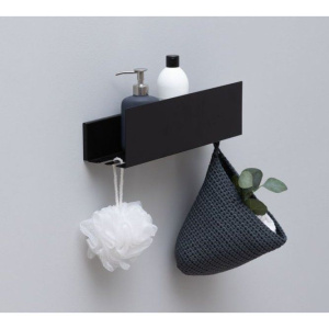 Полка Aquanet Магнум 274188 черная матовая