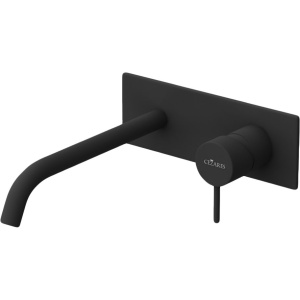 Смеситель для раковины Cezares Leaf BLI1-L-NOP С ВНУТРЕННЕЙ ЧАСТЬЮ, черный матовый