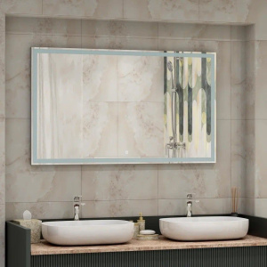 Зеркало CONTINENT Mercury 100х70, с подсветкой