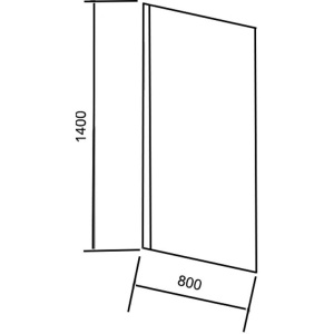 Купить Шторка на ванну Ravak Pivot PVS1-80 Transparent, профиль хром в Москве с доставкой Шторка на ванну Ravak Pivot PVS1-80 Transparent, профиль хром