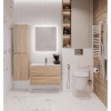 Шкаф-пенал BelBagno Etna 40 L rovere bianco