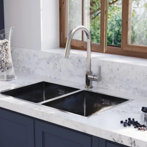 Смеситель для кухни IDDIS Cuba CUBSTP0i05 сталь